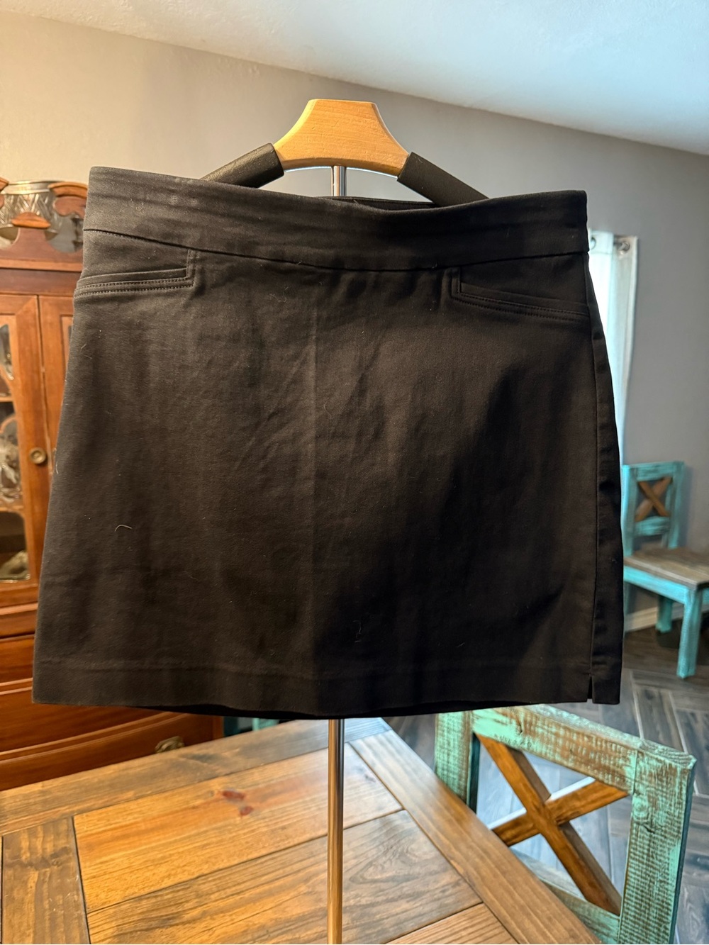 croft & barrow Black Mini Skirt